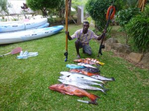 Retour de pêche avec Bertrand, juin 2016