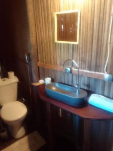 Salle de bain cabane